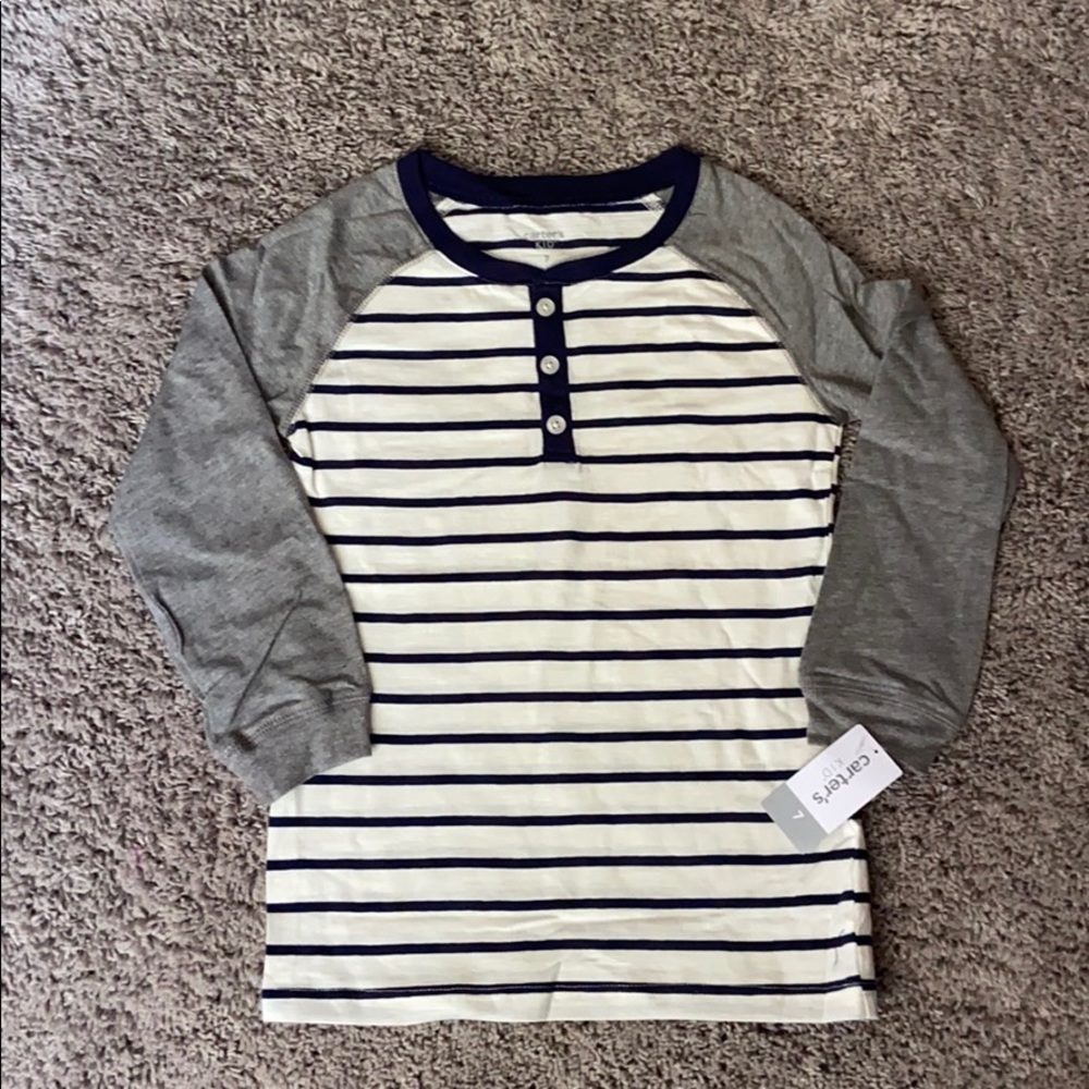 NWT Carter’s size 7 long sleeve shirt